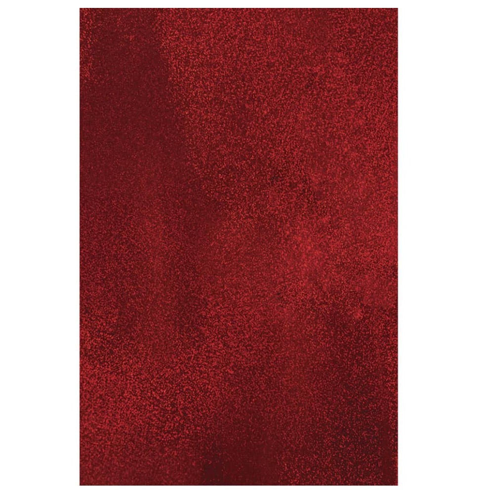 PAPEL MET. HOLOG. PUNTOS 50X70 CM ROJO E.10 C.100