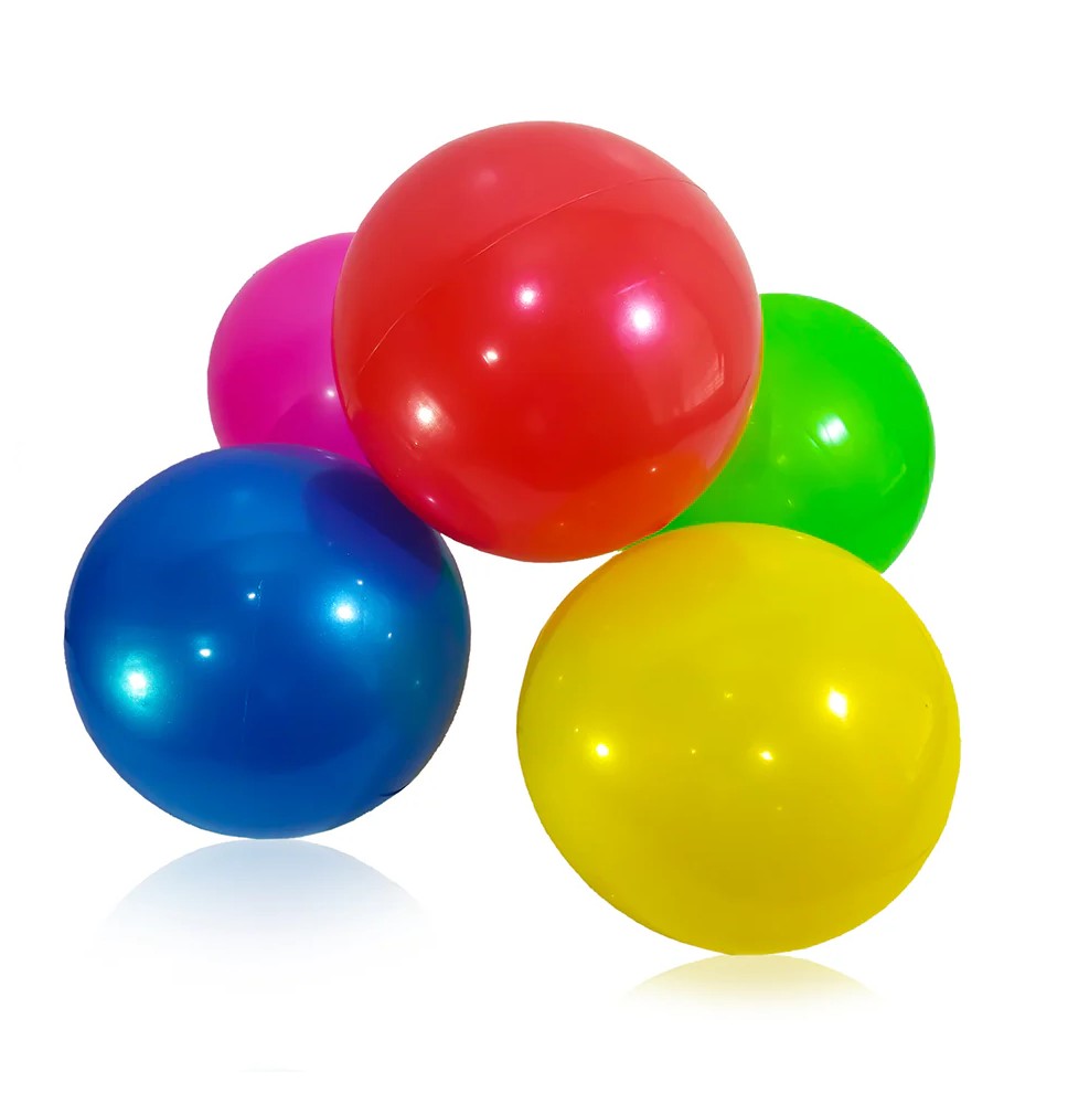 PELOTA PLASTICO 22.5 LISA C.24