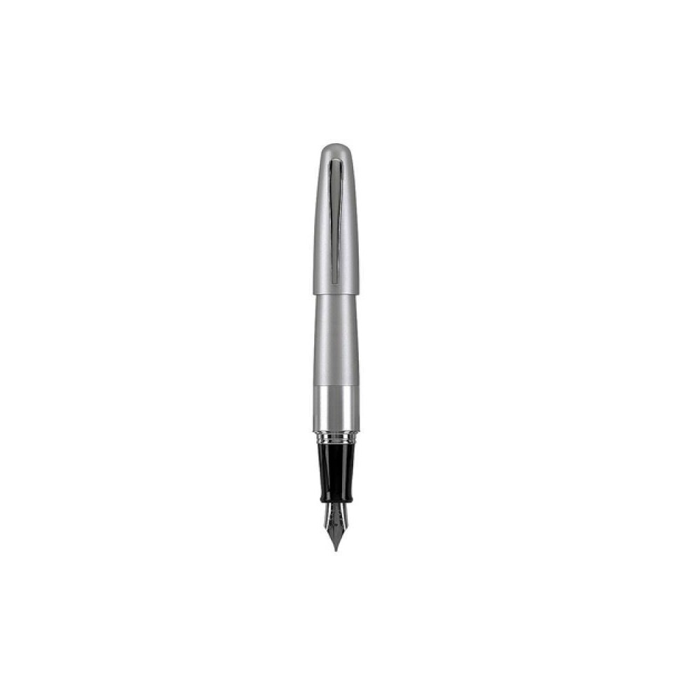 PLUMA FUENTE METROPOLITAN 91108 P.MED CLAS. PILOT PLATA E.1