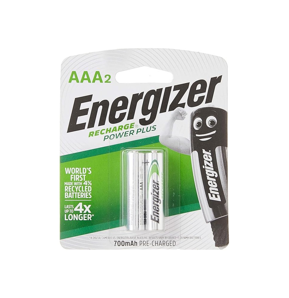 PILA RECARGABLE AAA ENERGIZER BL.C2 PZ. E.6 C.36