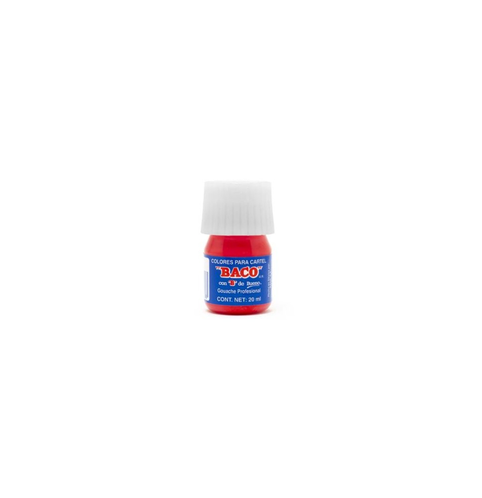 PINTURA CARTEL BACO 55 20ML CARMIN E.10 C.200