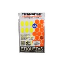 ETIQUETA ADH. FLUOR.TRANS POFERTA 38X25 AMAR PAQ.C7H E.100