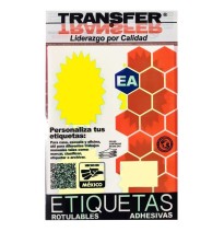 ETIQUETA ADH. FLUOR.TRANS POFERTA 64X102 AMAR PAQ.C7H E100