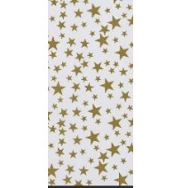 PAPEL CHINA 50X75 CM. FANTASIA ESTRELLAS ORO E.100 C1000