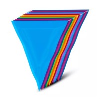 BANDERIN COLORES LISO PLASTICO 10 MTS E1