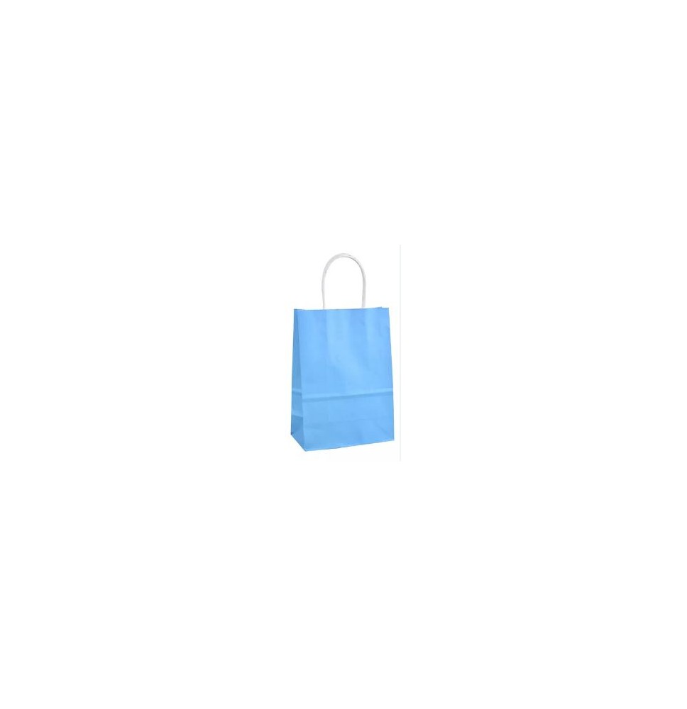 BOLSA KRAFT MED. AZUL CLARO COLOR-S C.400