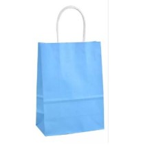 BOLSA KRAFT MED. AZUL CLARO COLOR-S C.400