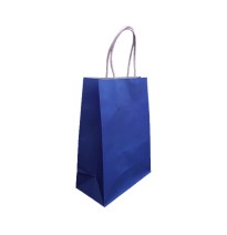 BOLSA KRAFT MED. AZUL ELECTRICO COLOR-S C.400