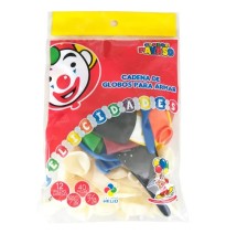GLOBOS PAYASO CADENA FELICIDADES BOL. C52 PZ. C.10