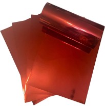 CARTULINA METALICA EUROMACSAIRA 47.5X66CM ROJO E10 C100