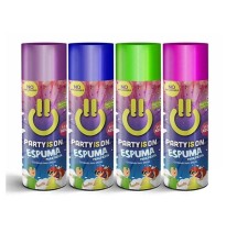 ESPUMA PARA FIESTA PARTY IS ON BOTE C250 ML. C.24