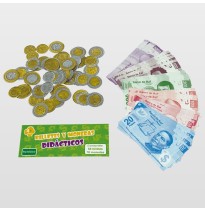 BILLETES Y MONEDAS DIDACTICOS ARZA PAQ. C2432PZ C.100