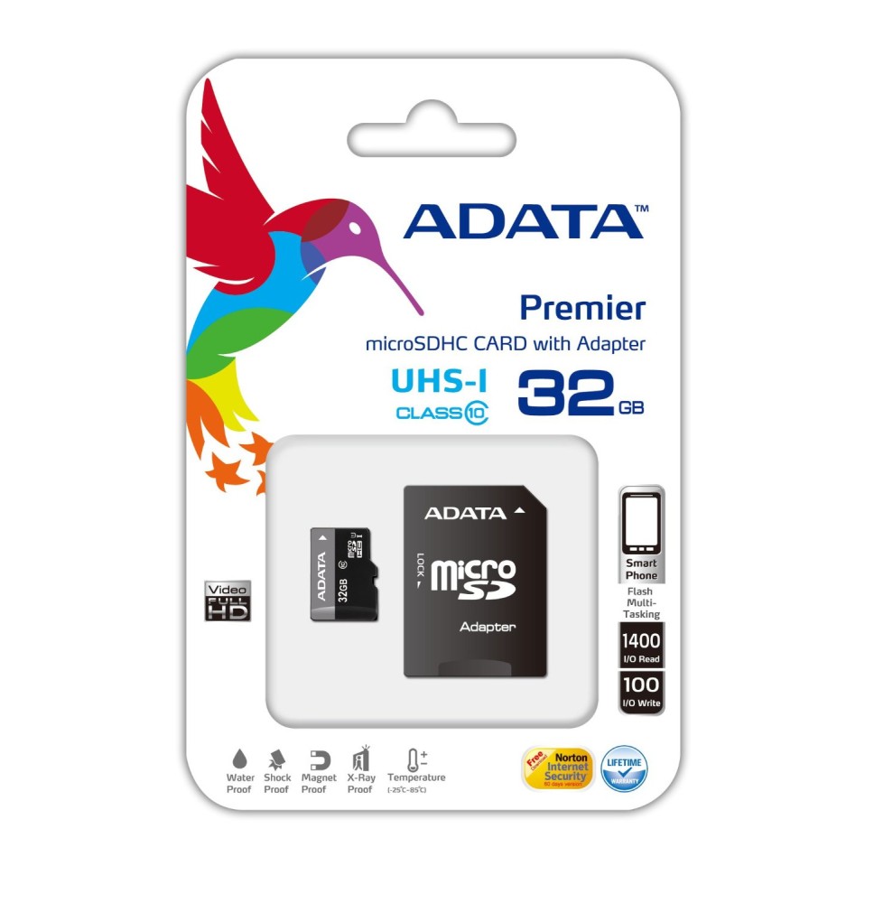 MEMORIA MICRO 32GB SDCH ADATAKINGSTONEQUARONI