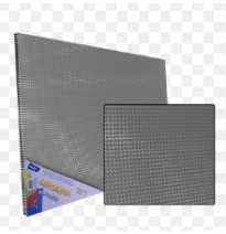 CARTULINA HOLOGRAFICA SAIRA 50X65CM PLATA E10 C300