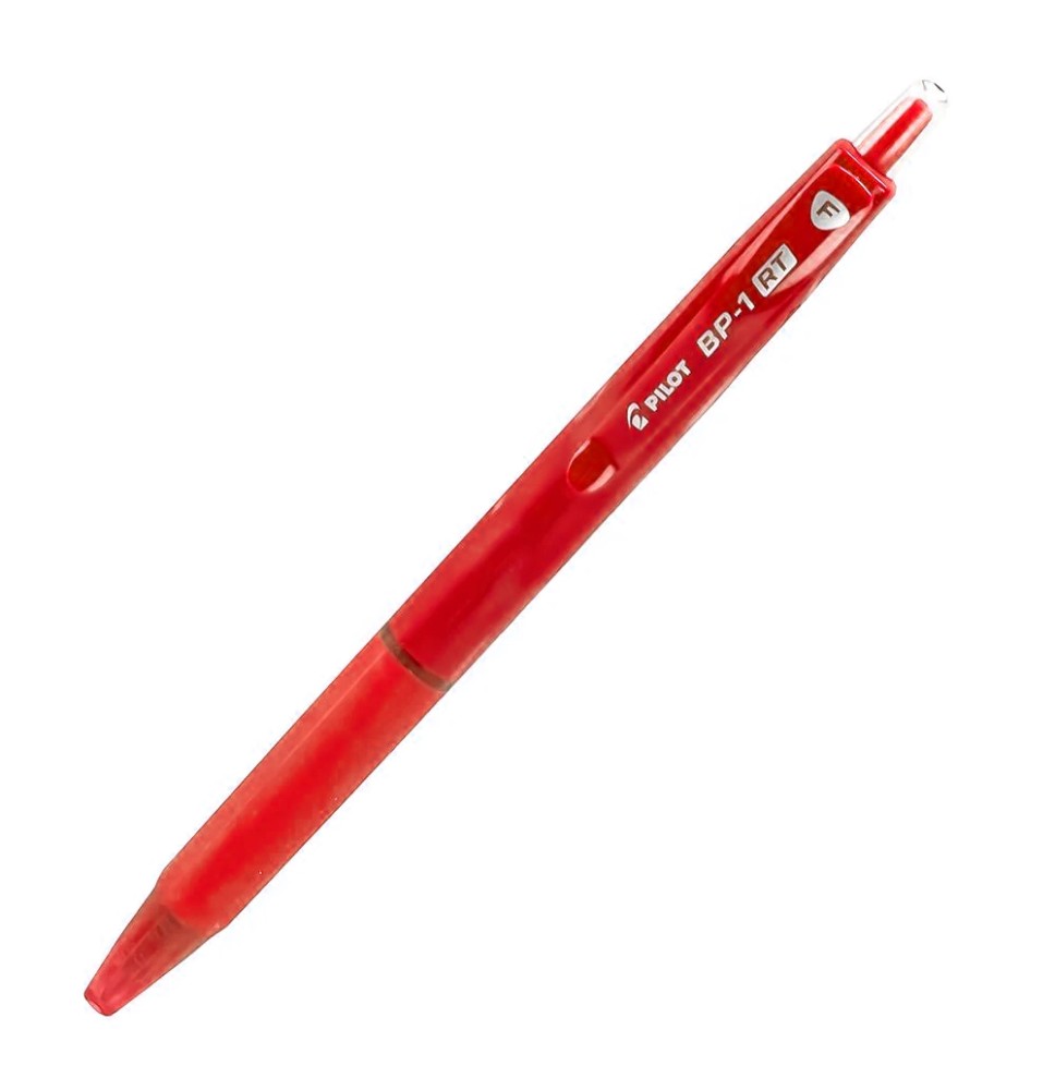 BOLIGRAFO DE ACEITE BP1 RT P.MED ROJO PILOT E.12 C.144