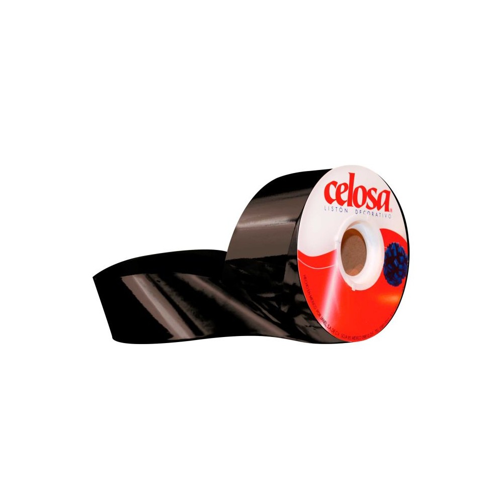 LISTON CELOSA MET. LISO 9 NEGRO 280 JANEL 50M. C32