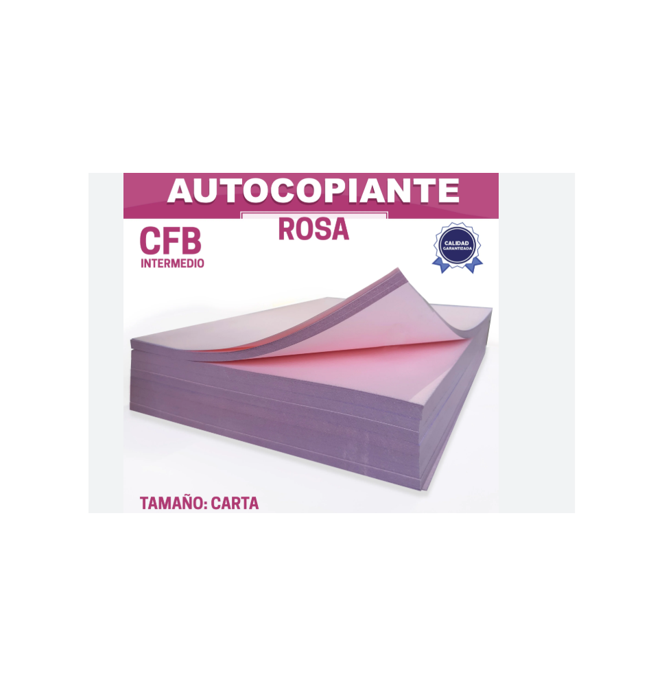 PAPEL AUTOCOPIANTE CFB 75G. OFI. ROSA INTERM. MILL E.5C5