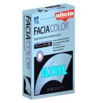 PAPEL FACIA BOND 75G.50K.OFI. AZUL MILLAR E..500 C.5