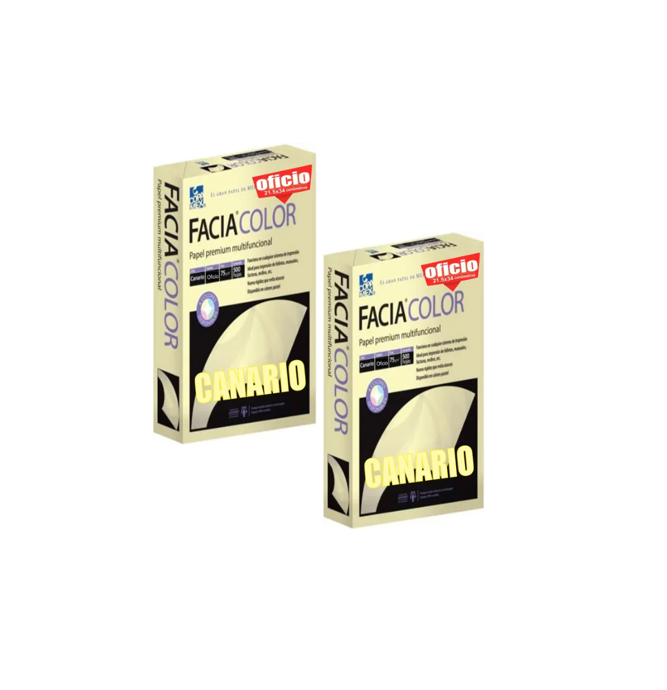 PAPEL FACIA BOND 75G.50K.OFI. CANARIO MILLAR E..500 C.5