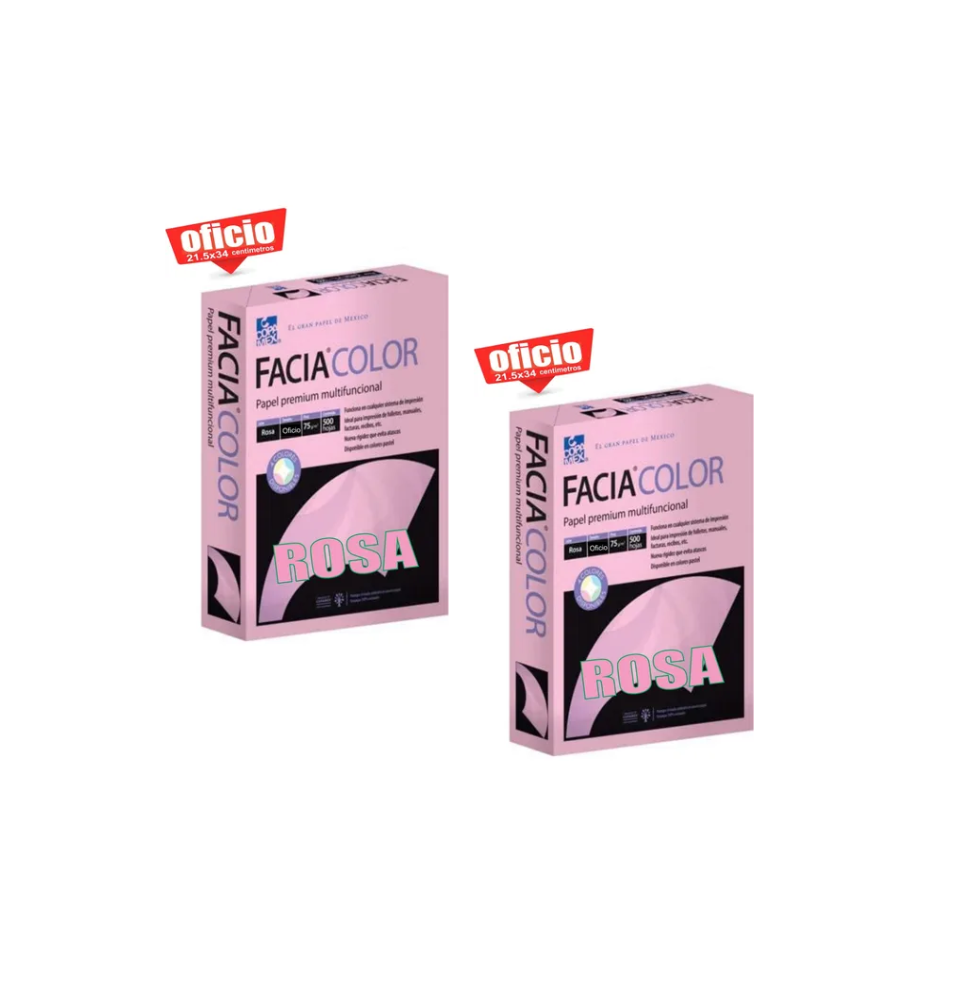 PAPEL FACIA BOND 75G.50K.OFI. ROSA MILLAR E..500 C.5