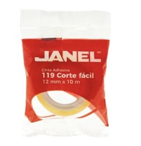 CINTA ADHESIVA CORTA FACIL 119 12X10 TRANSP.E50 C500