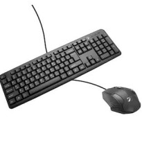 KIT MULTIMEDIA TECLADO Y MOUSE ALAMBRICO 3D 8324 MITZU
