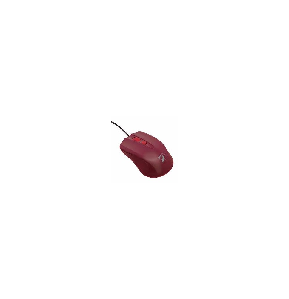 MOUSE OPTICO ALAMBRICO USB DE 1.2M NEGROROJO 8624 MITZU