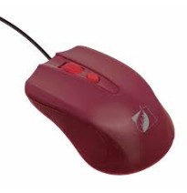 MOUSE OPTICO ALAMBRICO USB DE 1.2M NEGROROJO 8624 MITZU