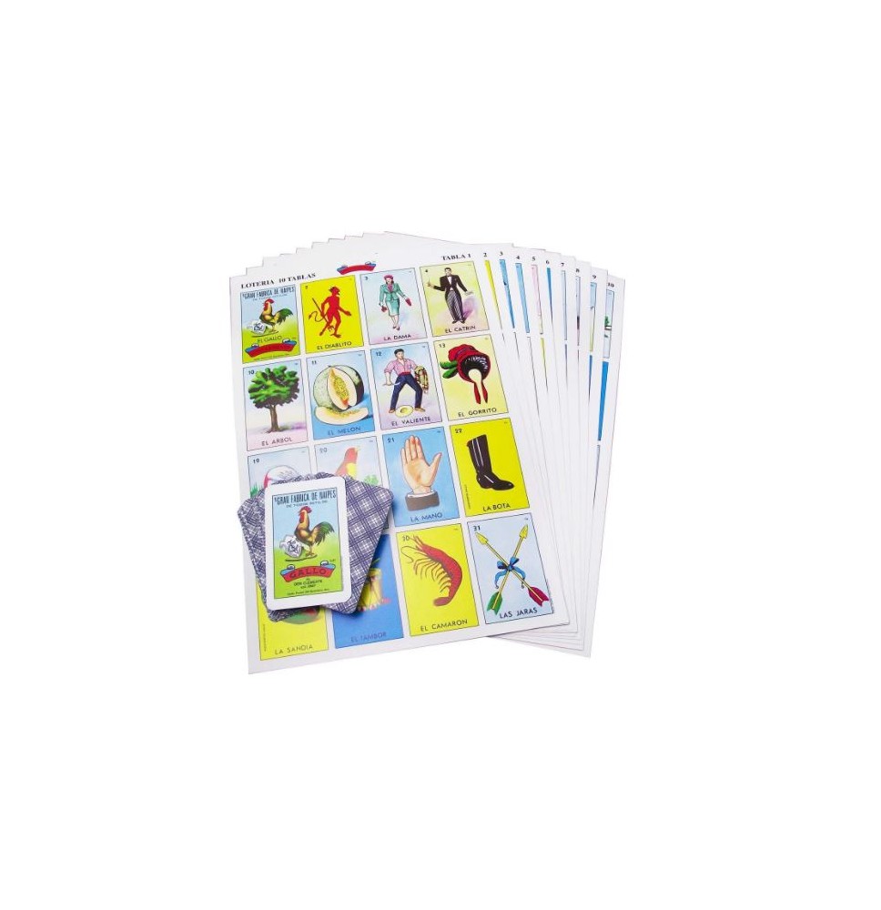 JGO. DE LOTERIA CLASICA JUMBO C10 TABLEROS C.50