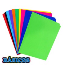 PAPEL BOND FLUOR. CTA. MIX 75G.TASKY PAQ.C100H. C.25