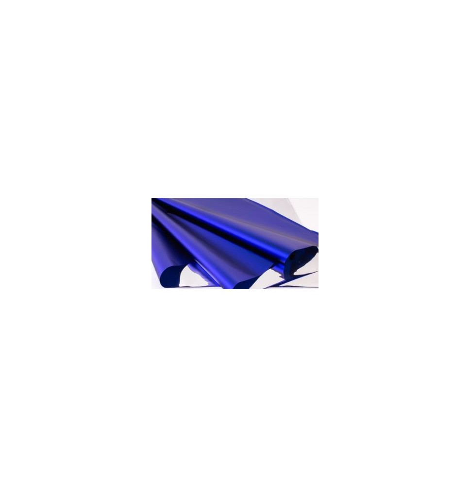 PAPEL MET. MATE 50X70CM. AZUL REY COLOR-S C.100