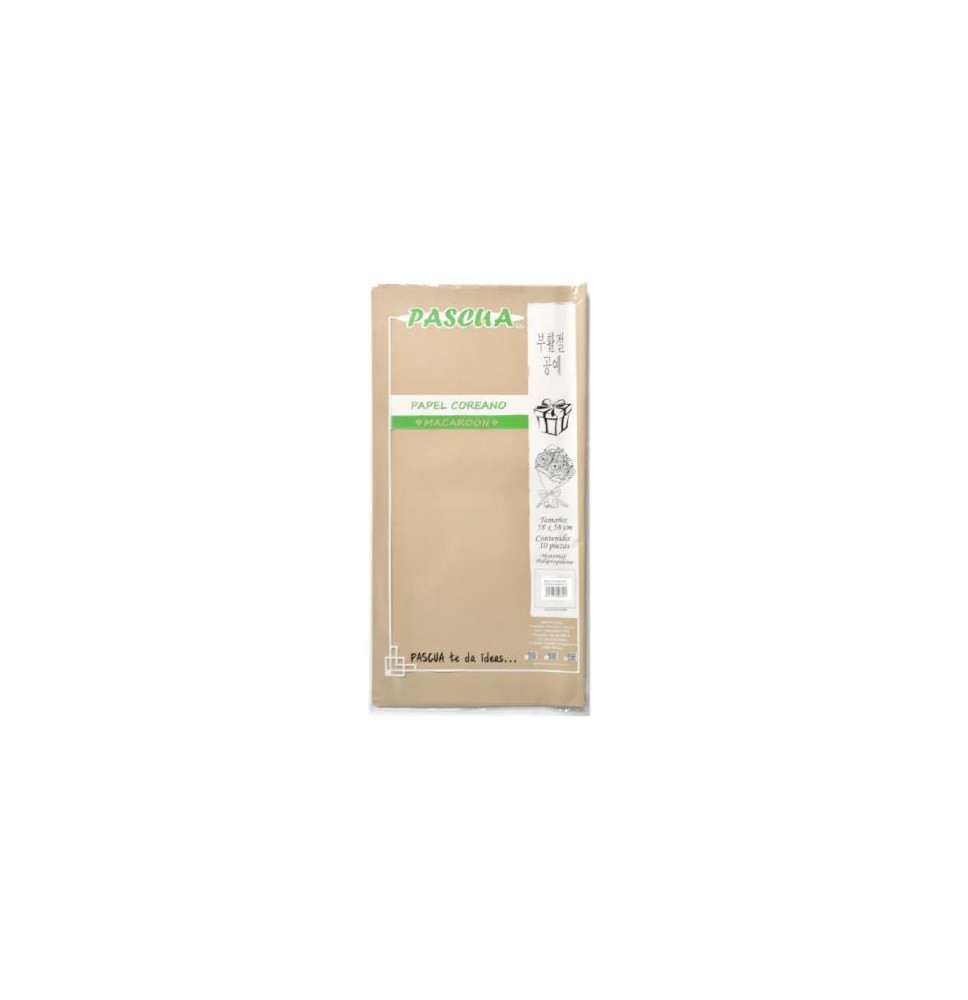 PAPEL COREANO BCODORADO PREMIUM 58X58 PASCUA E10