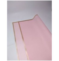 PAPEL COREANO ROSA PASTEL OORO MISTERY 58X58 PASCUA E10