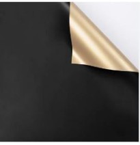 PAPEL COREANO NEGRO OORO MATE 58X58 PASCUA E10