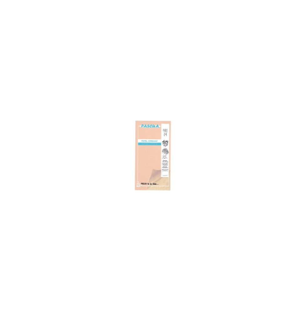PAPEL COREANO DURAZNOCARNE DOBLE C. 58X58 PASCUA E10