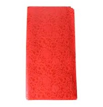 PAPEL COREANO PELLON DECORADO FLOR ROJO PASCUA E.10
