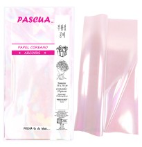 PAPEL COREANO ARCOIRISTORNASOL TRANSP. 58X58 PASCUA E.10