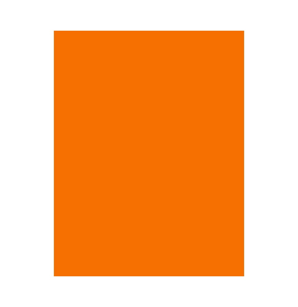 PAPEL BOND CTA. NARANJA 75G. TASKY PAQ.C100H. C.25