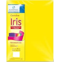 CARTULINA IRIS 2C 50X65CM 180G AMARILLO 100500
