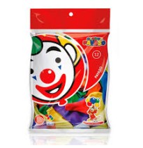 GLOBOS PAYASO 12 BOLSA C100 VCOLORES C.30