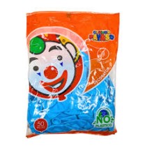 GLOBOS DECORATOR 9 BOL.C50 AZUL CIELO C.100