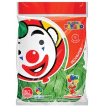 GLOBOS DECORATOR 9 BOL.C50 VERDE MANZANA C.100