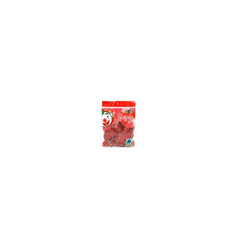GLOBOS PAYASO H-10 FIG. CORAZON BOL.C50 ROJO C.80