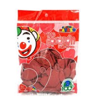 GLOBOS PAYASO H-10 FIG. CORAZON BOL.C50 ROJO C.80