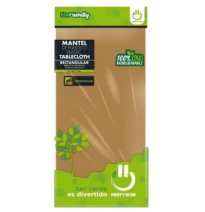 MANTEL PLASTICO RECT. PARTY DORADO E12 C72