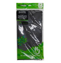 MANTEL PLASTICO RECT. PARTY NEGRO E12 C72