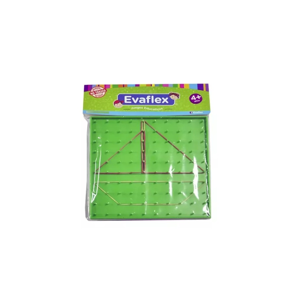 GEOPLANO PLAST. 20X20CM. EVAFLEX EV-605 BL.C1 E.40