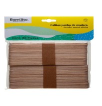 PALITOS PLANOS MAD. COL. 145X18MM JUMBO PPAL2 BOLC802472