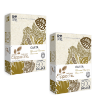 PAPEL BOND CAPPUCCINO CTA. 75G. MILLAR E.500 C.5