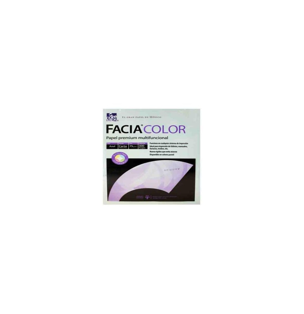 PAPEL FACIA BOND 75G.37K CTA.AZUL MILLAR E..500 C.5